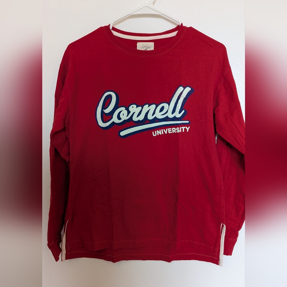 Cornell University Big Red Long Sleeve Shirt 90s Vibe